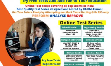 Be ready for your future journey road to success. Attempt our TEST SERIES