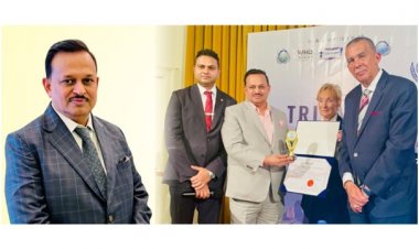 Ramesh Awasthi Gets Felicitated in London With The ‘Global Humanitarian Award 2022