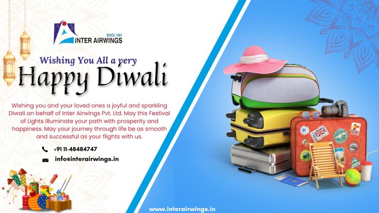 Inter Airwings Pvt. Ltd. Illuminates Diwali Celebrations: Lighting Up Skies and Journeys Since 1981