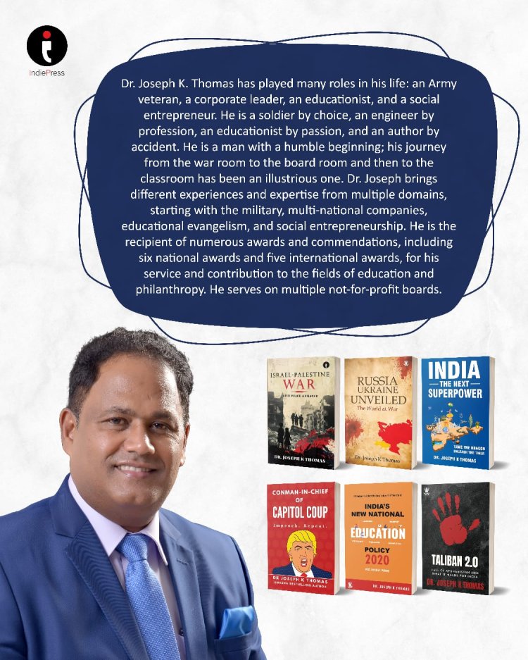 Beyond Conflict: Dr. Joseph K Thomas' Bold Proposal for Peace in the Israel-Palestine War