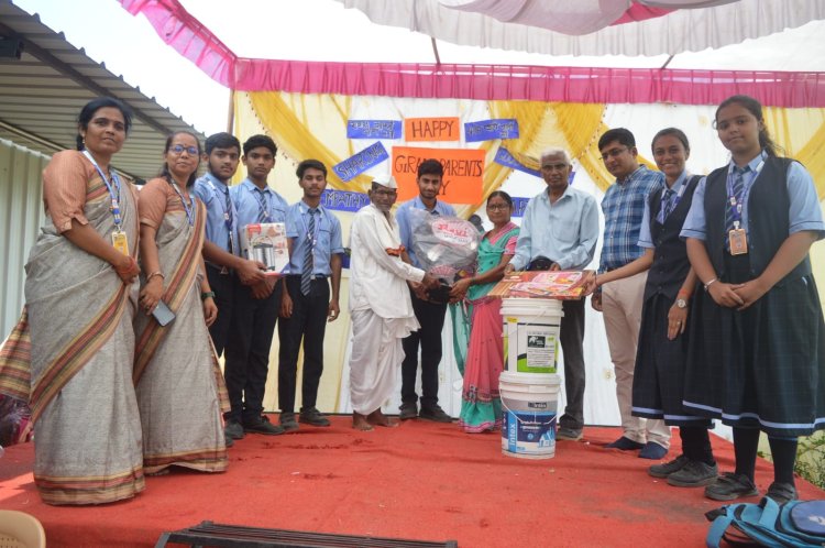 Pyramid International School Spreads Love and Joy on Grandparents' Day at EK Privar Old Age Home"